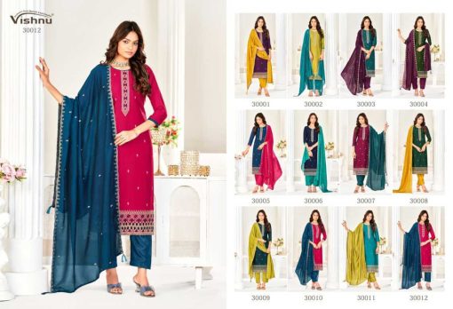 Vishnu Aarzoo Silk Salwar Suit Catalog 12 Pcs 12 510x348 - Vishnu Aarzoo Silk Salwar Suit Catalog 12 Pcs