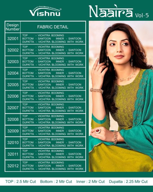 Vishnu Naaira Vol 5 Fancy Salwar Suit Catalog 12 Pcs 13 510x638 - Vishnu Naaira Vol 5 Fancy Salwar Suit Catalog 12 Pcs