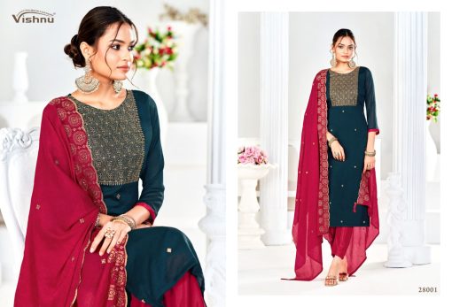 Vishnu Rehnuma Vol 2 Silk Salwar Suit Catalog 10 Pcs 8 510x347 - Vishnu Rehnuma Vol 2 Silk Salwar Suit Catalog 10 Pcs