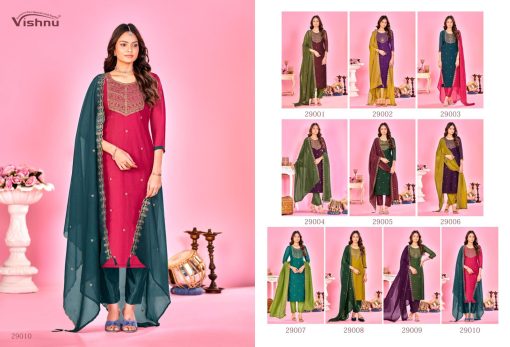 Vishnu Sarista Vol 2 Silk Salwar Suit Catalog 10 Pcs 10 510x347 - Vishnu Sarista Vol 2 Silk Salwar Suit Catalog 10 Pcs