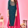 Vishnu Sarista Vol 2 Silk Salwar Suit Catalog 10 Pcs