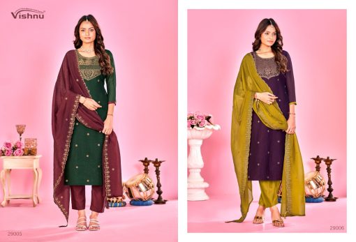 Vishnu Sarista Vol 2 Silk Salwar Suit Catalog 10 Pcs 4 510x347 - Vishnu Sarista Vol 2 Silk Salwar Suit Catalog 10 Pcs