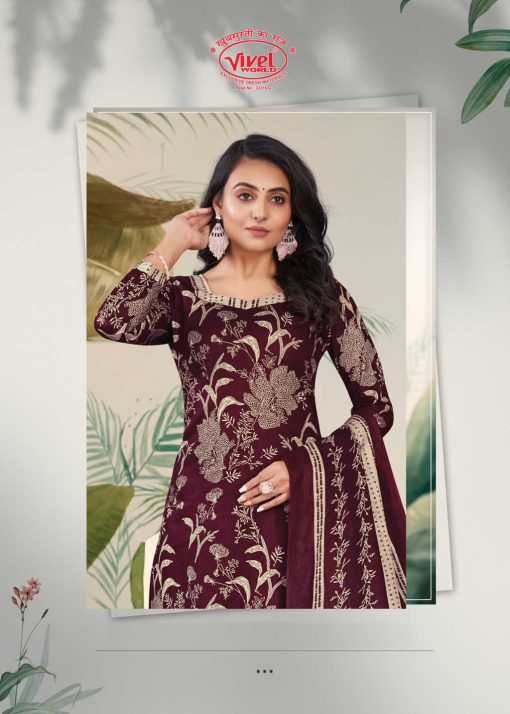 Vivel World Sindoor Cotton Salwar Suit Catalog 10 Pcs 11 510x714 - Vivel World Sindoor Cotton Salwar Suit Catalog 10 Pcs
