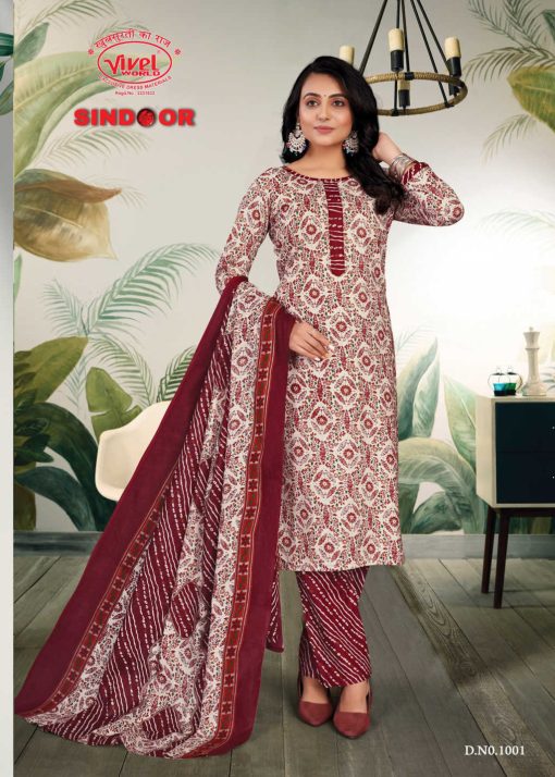 Vivel World Sindoor Cotton Salwar Suit Catalog 10 Pcs 2 510x714 - Vivel World Sindoor Cotton Salwar Suit Catalog 10 Pcs