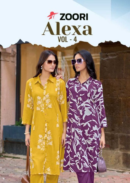 Zoori Alexa Vol 4 Rayon Kurti with Bottom Catalog 6 Pcs 1 510x719 - Zoori Alexa Vol 4 Rayon Kurti with Bottom Catalog 6 Pcs