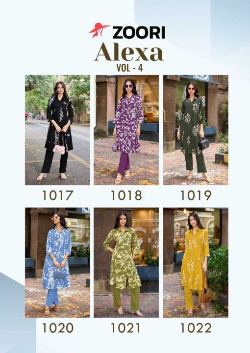 Zoori Alexa Vol 4 Rayon Kurti with Bottom Catalog 6 Pcs 11 510x719 - Zoori Alexa Vol 4 Rayon Kurti with Bottom Catalog 6 Pcs