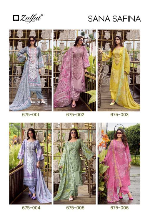 Zulfat Sana Safina by Belliza Cotton Salwar Suit Catalog 6 Pcs 11 510x740 - Zulfat Sana Safina by Belliza Cotton Salwar Suit Catalog 6 Pcs