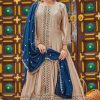 Aanchi Zubina Silk Kurti with Dupatta Bottom Catalog 4 Pcs