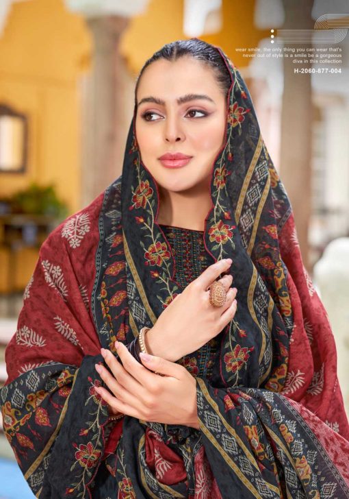 Alok Bin Saeed Vol 11 Cotton Salwar Suit Catalog 8 Pcs - Image 12