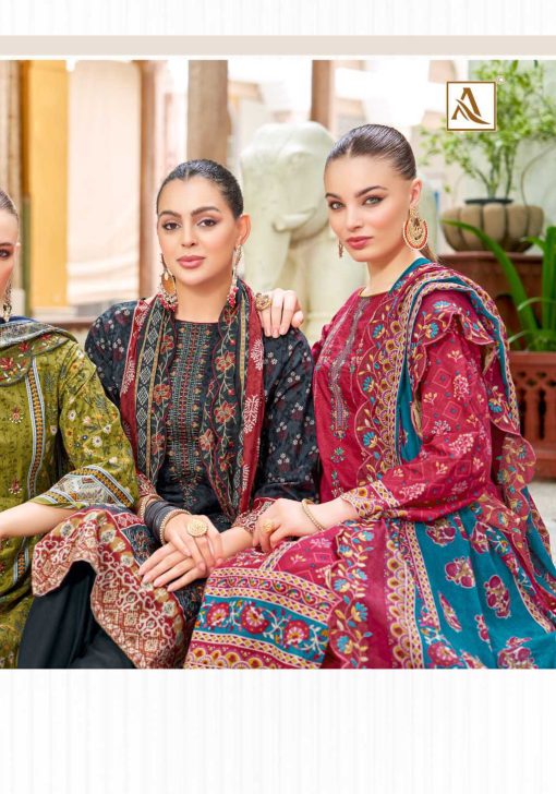 Alok Bin Saeed Vol 11 Cotton Salwar Suit Catalog 8 Pcs - Image 14