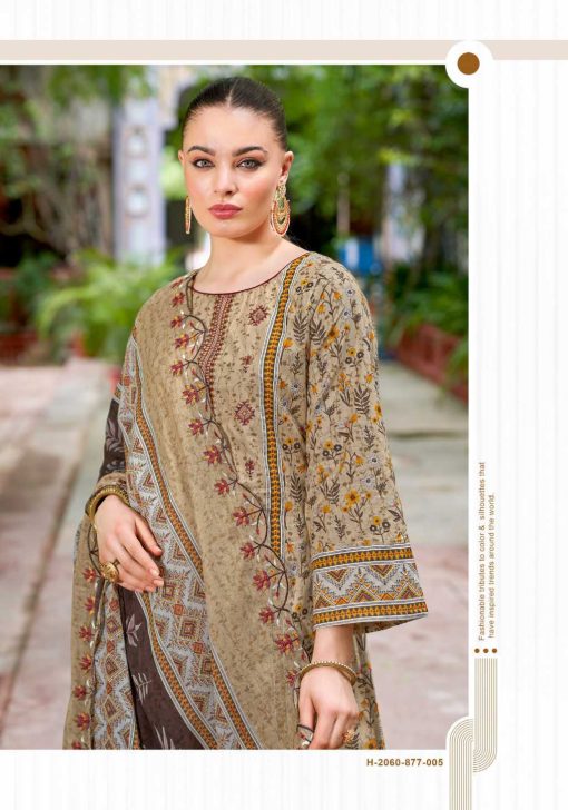 Alok Bin Saeed Vol 11 Cotton Salwar Suit Catalog 8 Pcs - Image 15