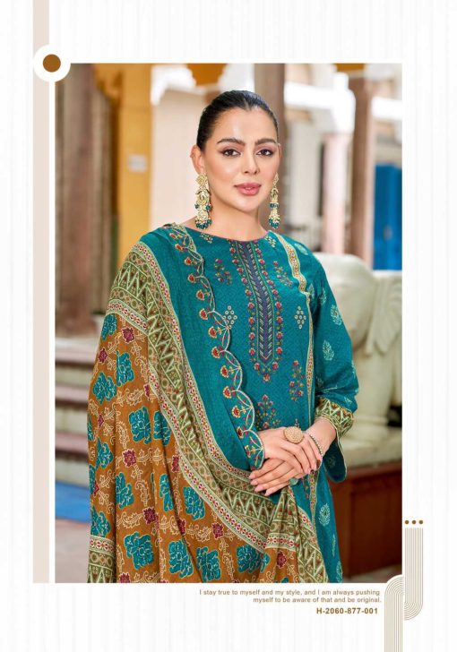 Alok Bin Saeed Vol 11 Cotton Salwar Suit Catalog 8 Pcs - Image 5