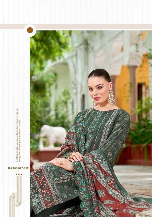Alok Bin Saeed Vol 11 Cotton Salwar Suit Catalog 8 Pcs - Image 8