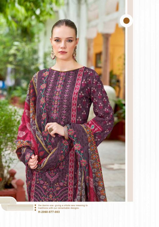 Alok Bin Saeed Vol 11 Cotton Salwar Suit Catalog 8 Pcs - Image 9