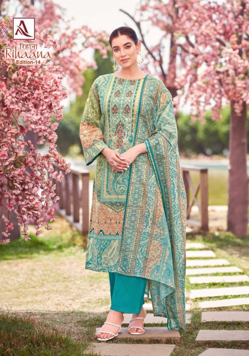 Alok Rihaana Vol 14 Cotton Salwar Suit Catalog 8 Pcs 6 510x728 - Alok Rihaana Vol 14 Cotton Salwar Suit Catalog 8 Pcs