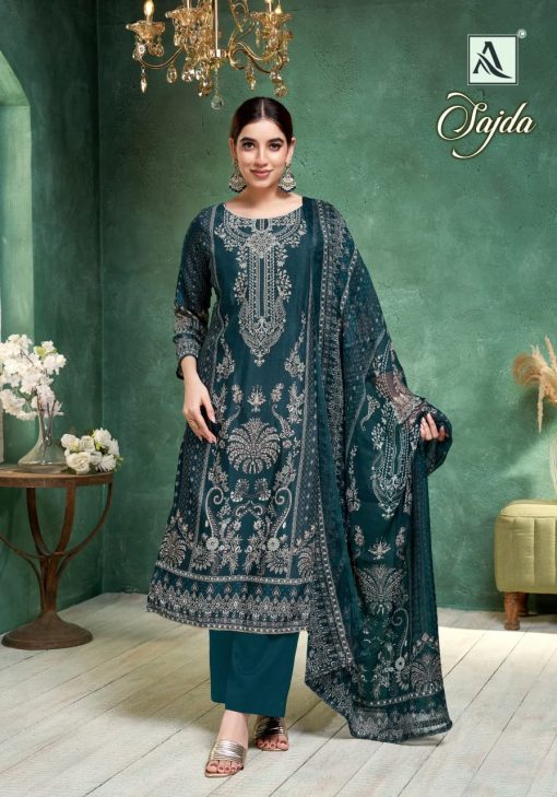 Alok Sajda Viscose Salwar Suit Catalog 6 Pcs - Image 3