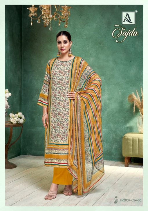 Alok Sajda Viscose Salwar Suit Catalog 6 Pcs - Image 6