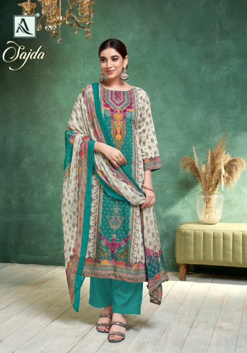 Alok Sajda Viscose Salwar Suit Catalog 6 Pcs - Image 7