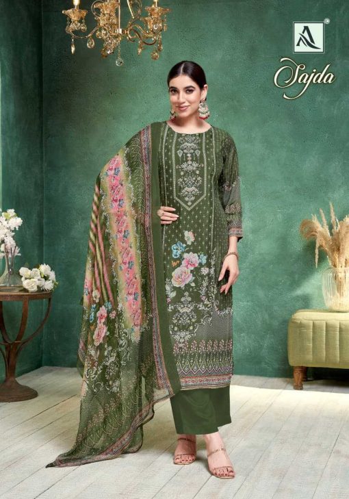 Alok Sajda Viscose Salwar Suit Catalog 6 Pcs - Image 8