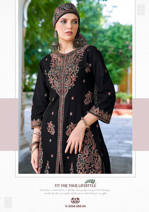 Alok Sherwani Cotton Salwar Suit Catalog 6 Pcs - Image 14