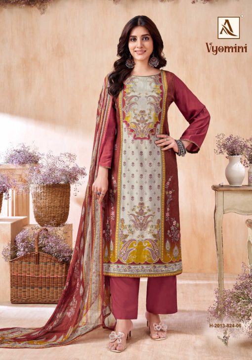 Alok Vyomini Viscose Salwar Suit Catalog 6 Pcs - Image 2