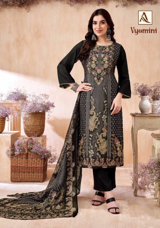 Alok Vyomini Viscose Salwar Suit Catalog 6 Pcs - Image 4