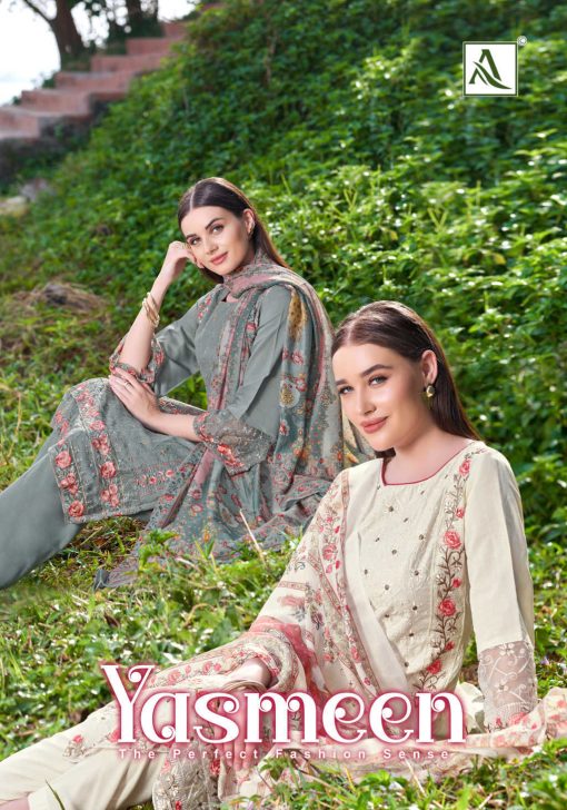 Alok Yasmeen Viscose Salwar Suit Catalog 6 Pcs - Image 2
