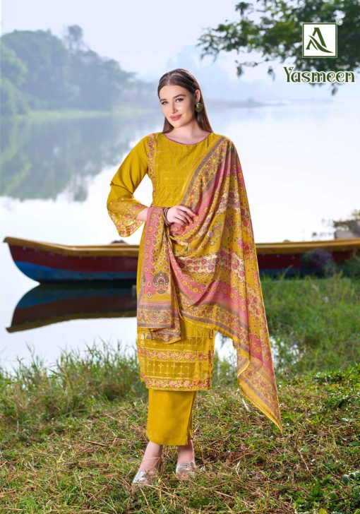 Alok Yasmeen Viscose Salwar Suit Catalog 6 Pcs - Image 14