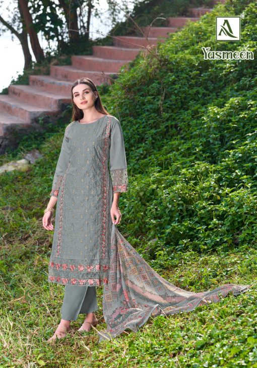 Alok Yasmeen Viscose Salwar Suit Catalog 6 Pcs - Image 16