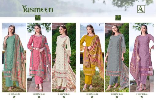 Alok Yasmeen Viscose Salwar Suit Catalog 6 Pcs - Image 19