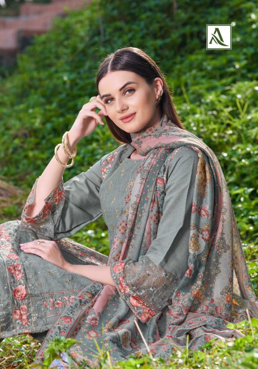 Alok Yasmeen Viscose Salwar Suit Catalog 6 Pcs - Image 4