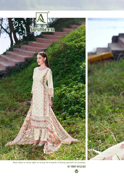 Alok Yasmeen Viscose Salwar Suit Catalog 6 Pcs - Image 9