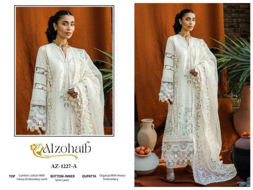 Alzohaib DN 1227 A-B Cotton Salwar Suit Catalog 2 Pcs - Image 2