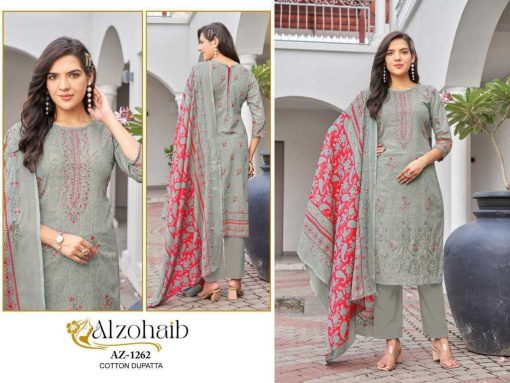 Alzohaib Mahima NX Cotton Salwar Suit Catalog 3 Pcs - Image 2