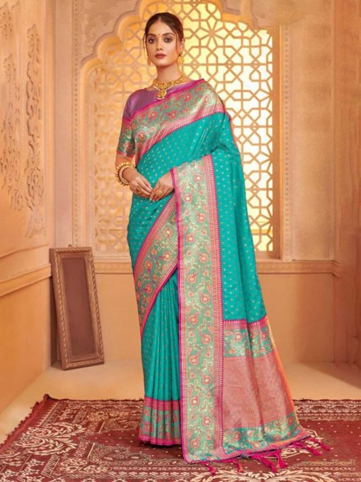 Astita Afreen Silk Saree Sari Catalog 6 Pcs - Image 5
