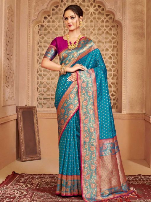 Astita Afreen Silk Saree Sari Catalog 6 Pcs - Image 6