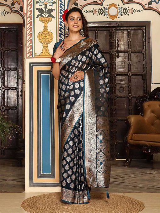Astita Elegance Vol 2 Silk Saree Sari Catalog 6 Pcs - Image 4