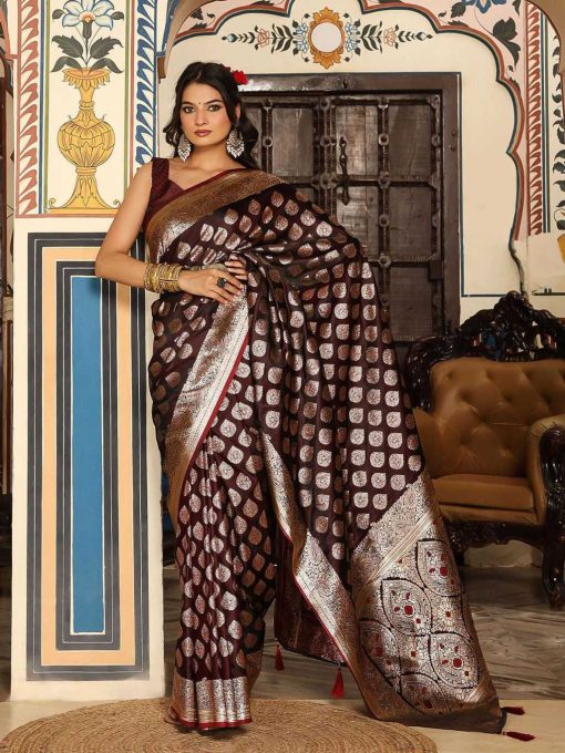 Astita Elegance Vol 2 Silk Saree Sari Catalog 6 Pcs - Image 5