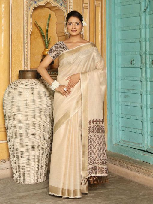 Astita Henoi Threads Cotton Saree Sari Catalog 6 Pcs - Image 5