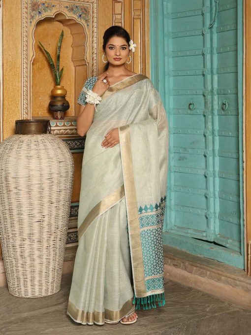 Astita Henoi Threads Cotton Saree Sari Catalog 6 Pcs - Image 7