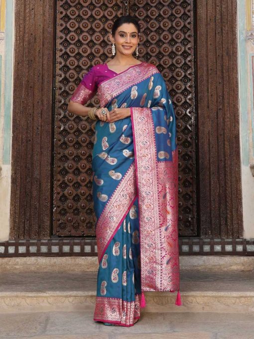 Astita Mridula Vol 2 Silk Saree Sari Catalog 5 Pcs - Image 6