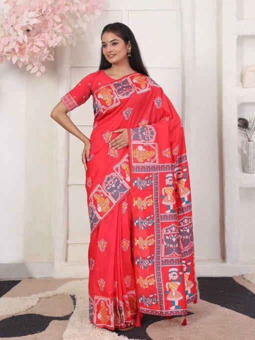 Astita Rangmanch Silk Saree Sari Catalog 6 Pcs 4 510x680 - Astita Rangmanch Silk Saree Sari Catalog 6 Pcs