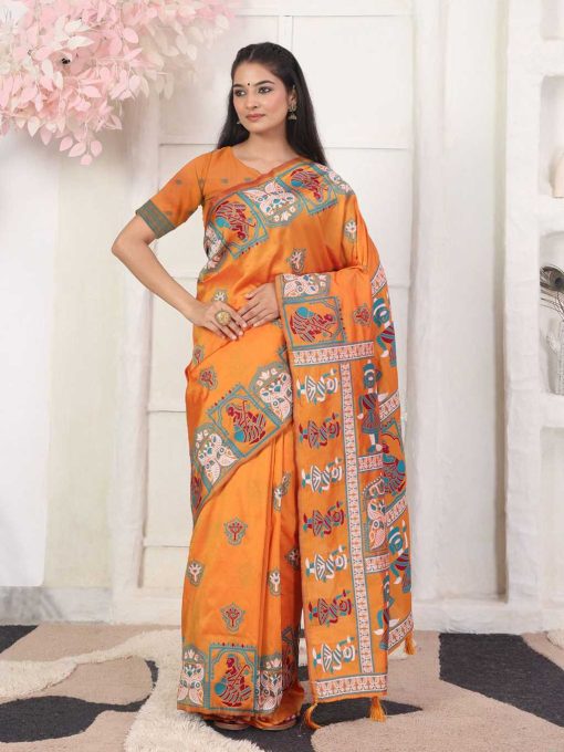 Astita Rangmanch Silk Saree Sari Catalog 6 Pcs 5 510x680 - Astita Rangmanch Silk Saree Sari Catalog 6 Pcs