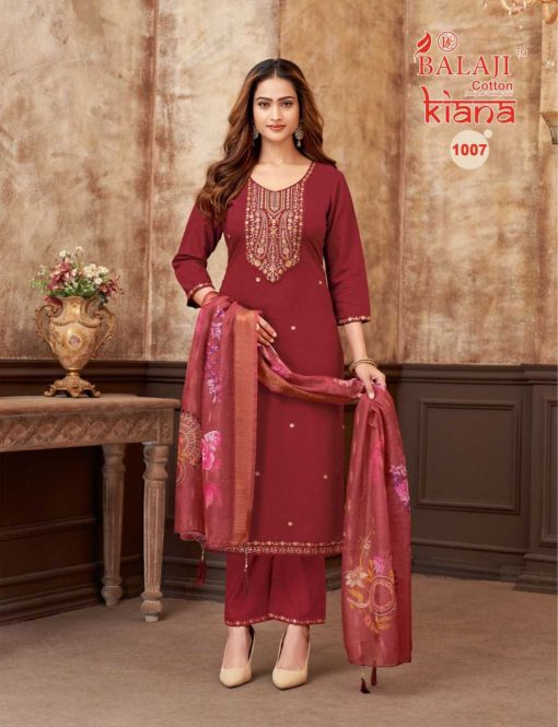 Balaji Cotton Kiana Fancy Readymade Salwar Suit Catalog 8 Pcs - Image 3