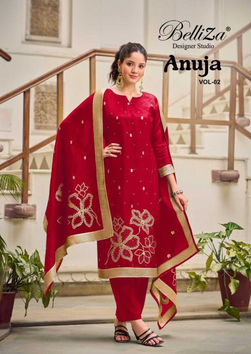 Belliza Anuja Vol 2 Viscose Salwar Suit Catalog 6 Pcs - Image 2