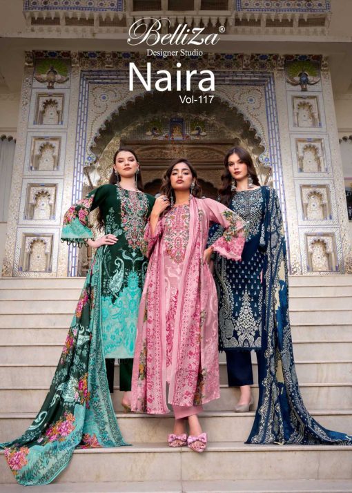 Belliza Naira Vol 117 Cotton Salwar Suit Catalog 8 Pcs - Image 2