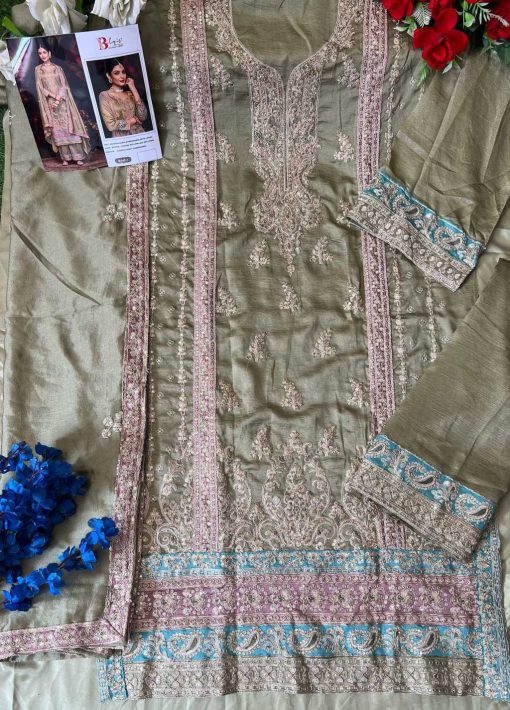 Bilqis B 165 A-C Fancy Salwar Suit Catalog 3 Pcs - Image 3