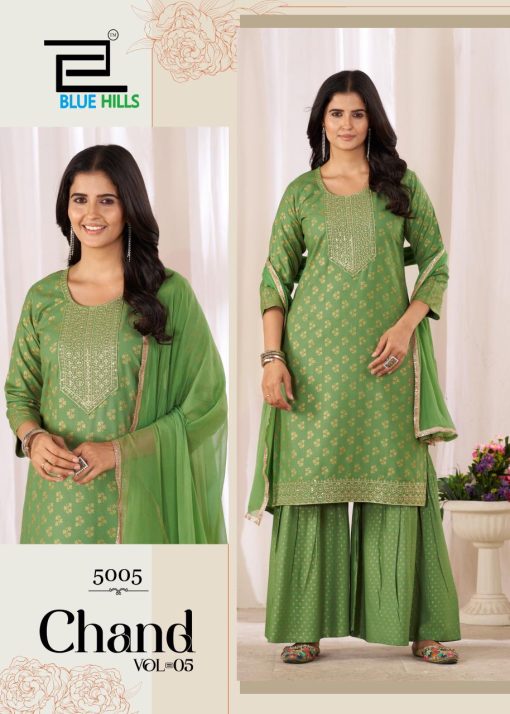 Blue Hills Chand Vol 5 Kurti with Dupatta Bottom Rayon Catalog 6 Pcs - Image 7