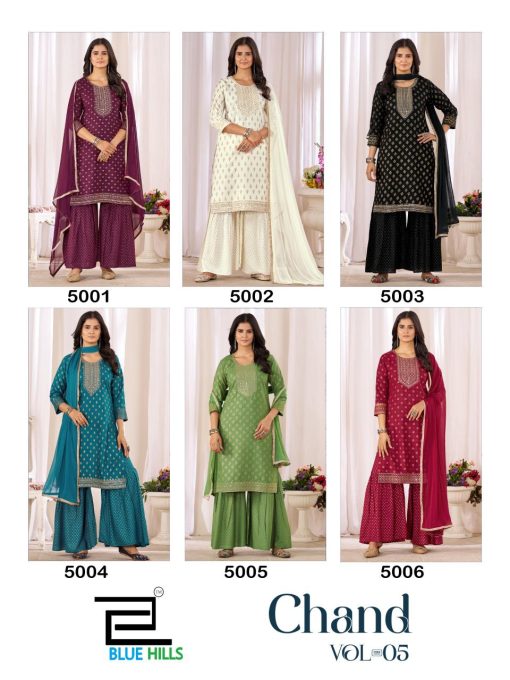 Blue Hills Chand Vol 5 Kurti with Dupatta Bottom Rayon Catalog 6 Pcs - Image 8