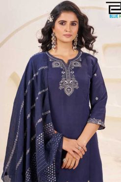 Blue Hills Jhanvi Vol 10 Kurti with Dupatta Bottom Silk Catalog 4 Pcs